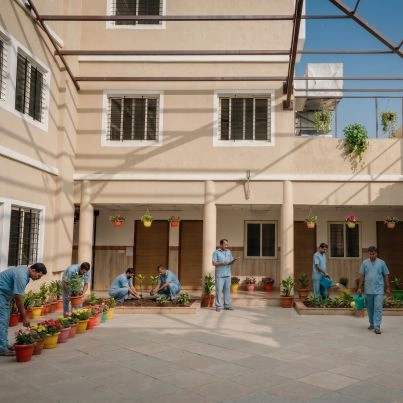 sanmarg hospital Website Image - Garden Space
