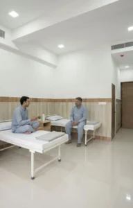 Special private room at rehabilitation centre in Nagpur Sanmarg Mind Wellness