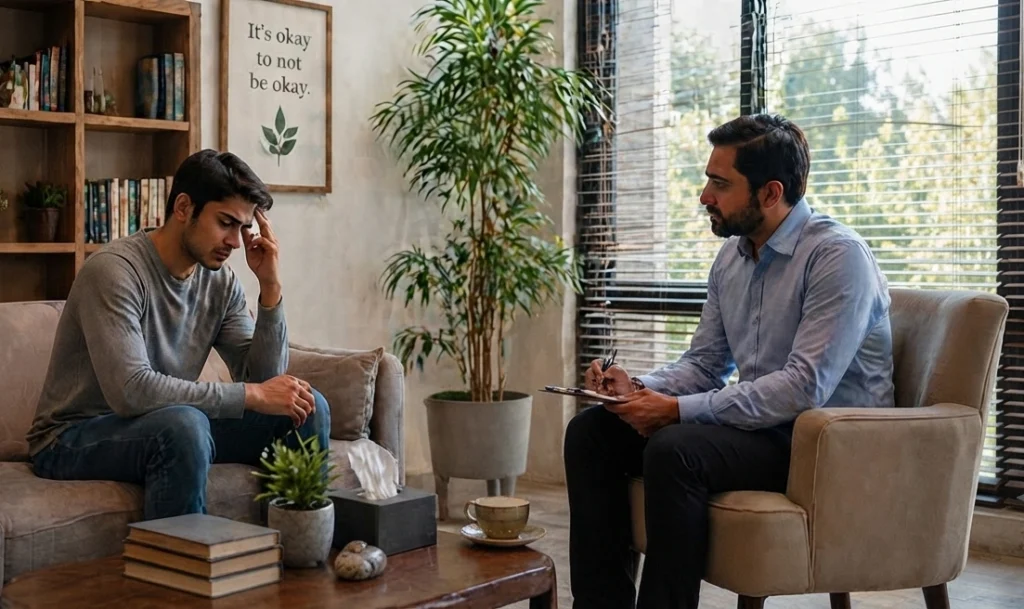 Psychiatrist providing one-on-one counselling for anxiety and depression treatment in Nagpur