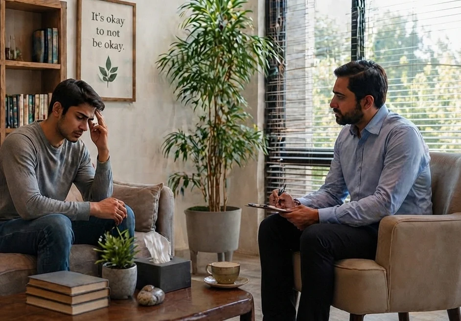 Psychiatrist providing one-on-one counselling for anxiety and depression treatment in Nagpur